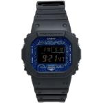 Digitala Svarta Vattentäta Herrarmbandsur med Silikonarmband från Casio G-Shock med Bygelspänne i Rostfritt Stål 