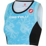 Castelli Free Tri Sleeveless Jersey Blå S Kvinna
