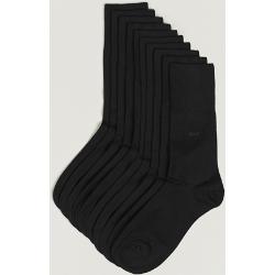 CDLP 10-Pack Bamboo Socks Black