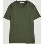 Militärgröna Kortärmade Kortärmade T-shirts från CDLP på rea i Storlek L med Rund ringning för Herrar 