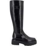 Svarta Ankle-boots från Celine på rea med rundad tå i Kalvskinn för Damer 