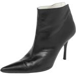 Hållbara Svarta Ankle-boots från Celine med Klackhöjd över 9cm för Damer 