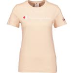 Beige T-shirts från Champion i Storlek L i Bomull för Damer 