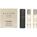 Chanel Allure Homme Sport Edt ångrengörare, 3 x 20 ml, 1-pack (1 x 60 ml)
