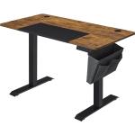 Mörkbruna Skrivbord från Skånska Möbelhuset höj- och sänkbara 