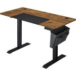 Mörkbruna Skrivbord från Skånska Möbelhuset höj- och sänkbara 