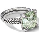 Gröna Diamantringar från David Yurman i Silver för Damer 