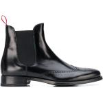 Svarta Chelsea-boots från Scarosso på rea i storlek 47 med spetsig tå i Kalvskinn för Herrar 