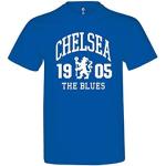 Kungsblåa Chelsea FC T-shirts i Storlek XL för Herrar 
