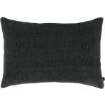 Chenille Cushion, Incl. Filling Home Textiles Cushions & Blankets Cushions Black Mette Ditmer