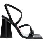 Svarta Sandaletter med Klackhöjd över 9cm i Syntet för Damer 