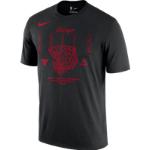 Svarta Chicago Bulls T-shirts från Nike i Bomull 