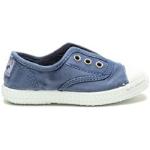 Blåa Canvas sneakers från Chipie i storlek 21 med Slip-on i Canvas för Bebisar 