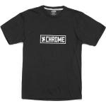 Chrome Horizontal Border Short Sleeve T-shirt Svart L Man