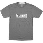 Chrome Horizontal Border Short Sleeve T-shirt Grå M Man