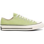 Ljusgröna Låga sneakers från Converse Chuck Taylor på rea med Snörning med rundad tå i Gummi för Herrar 