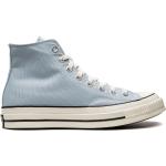 Blåa Höga sneakers från Converse Chuck Taylor med Snörning med rundad tå i Gummi för Flickor 