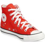 Röda Höga sneakers från Converse Chuck Taylor i storlek 35 