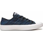 Blåa Låga sneakers från Converse Chuck Taylor med Snörning med rundad tå i Gummi för Flickor 
