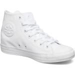 Vita Höga sneakers från Converse Chuck Taylor Leather i storlek 35 i Läder 