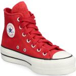 Röda Höga sneakers från Converse Chuck Taylor i storlek 35 