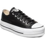 Vita Platå sneakers från Converse Chuck Taylor i storlek 42,5 med Snörning i Läder 