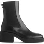 Svarta Chelsea-boots från ARKET på rea med Chunky med Klackhöjd till 3cm i Läder för Damer 