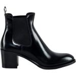 Formella Svarta Chelsea-boots med Klackhöjd 5cm till 7cm i Kalvskinn för Damer 