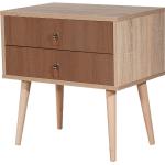 Beige Sängbord från Skånska Möbelhuset Form i Massivt trä 