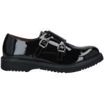 Svarta Loafers från Clarys på rea i storlek 40 med Spännesknäppning med rundad tå i Mjukt läder för Flickor 