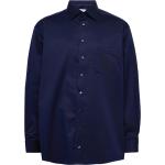 Marinblåa Kostymskjortor från ETON i Twill 