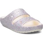 Lila Slip in-sandaler med glitter från Crocs Classic på rea för Barn 