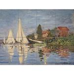 Claude Monet Regattas At Argenteuil XL gigantisk p
