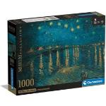 Clementoni Pussel 1000 Bitar Museum Collection Van Gogh Starry Night on the Rhone