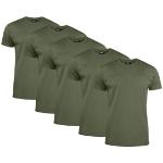 Militärgröna T-shirts från CLIQUE 5 delar för Herrar 