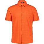 Sommar Orange Kortärmade Kortärmade skjortor från CMP på rea i Storlek 3 XL i Fleece för Herrar 