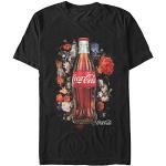 Svarta Kortärmade Coca Cola Kortärmade T-shirts i Storlek M för Herrar 