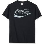 Svarta Coca Cola T-shirts med tryck i Storlek M för Herrar 