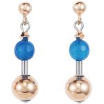 COEUR DE LION Earrings Gemstones, stainless steel rose gold & Swarovski® Crystals multicolour