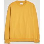 Ekologiska Gula Sweatshirts från Colorful Standard i Storlek XL med Rund ringning för Herrar 