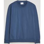 Ekologiska Petroleumblåa Sweatshirts från Colorful Standard i Storlek XL med Rund ringning för Herrar 