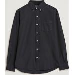 Ekologiska Svarta Oxford-skjortor från Colorful Standard i Storlek L med Button down för Herrar 