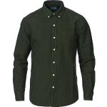 Ekologiska Gröna Oxford-skjortor från Colorful Standard i Storlek M med Button down för Herrar 