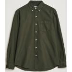 Ekologiska Gröna Oxford-skjortor från Colorful Standard i Storlek XL med Button down för Herrar 