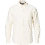 Ekologiska Elfenbensfärgade Oxford-skjortor från Colorful Standard i Storlek XL med Button down för Herrar 