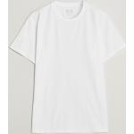 Ekologiska Vita Kortärmade Kortärmade T-shirts från Colorful Standard i Storlek XS med Rund ringning för Herrar 