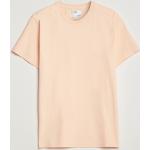 Ekologiska Rosa Kortärmade Kortärmade T-shirts från Colorful Standard i Storlek XS med Rund ringning för Herrar 
