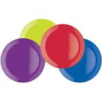 Flerfärgade Melamin-tallrikar från Kitchen Craft Colourworks med diameter 23cm i Melaminplast 