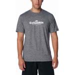 Formella Gråa Kortärmade Tränings t-shirts från Columbia i Storlek M i Material som andas för Herrar 