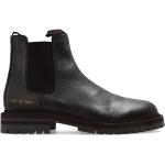 Mörkbruna Ankle-boots med Slip-on i Läder för Herrar 